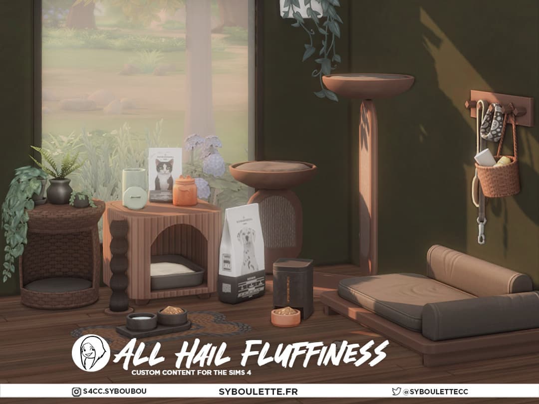 Галерея мода Набор предметов для питомцев All Hail Fluffiness #2